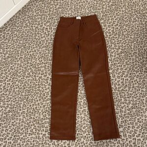 Aritzia. Wilfred Melina Faux Leather Pants.